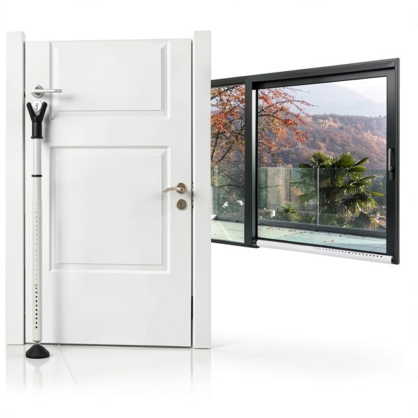 Keplrend Door Security Bar Metal Modern Design-2