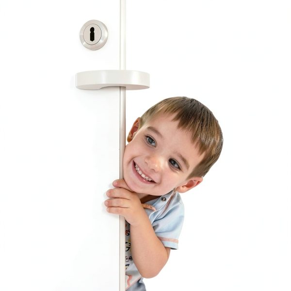 ARCLEER Door Stopper Foam Finger Pinch Guard for Kids White 6 Pack-4