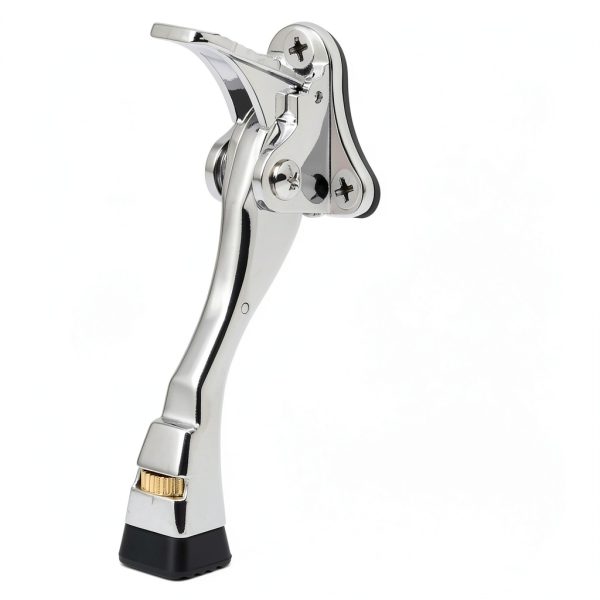 Silver Adjustable Door Stopper by ENYZTBI Office-0
