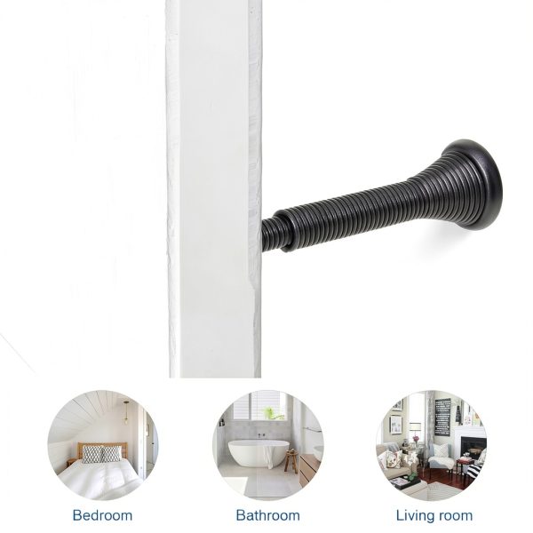 HOMOTEK Telescoping Spring Door Stopper 10 Pack Bronze Finish-5