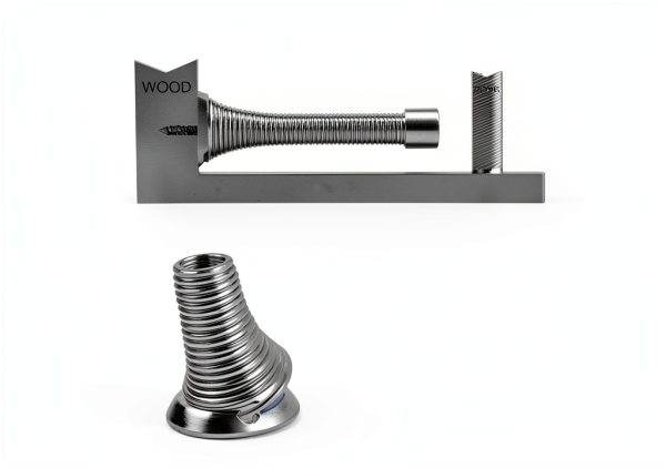 HOMOTEK Telescoping Spring Door Stopper Black Adjustable 20‑Piece Set-3