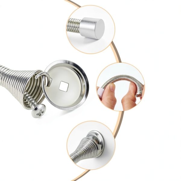 Ravinte Door Stop Spring Door Stop Satin Nickel 12 Piece Set-3