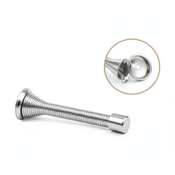 Ravinte Door Stop Spring Door Stop Satin Nickel 12 Piece Set-4