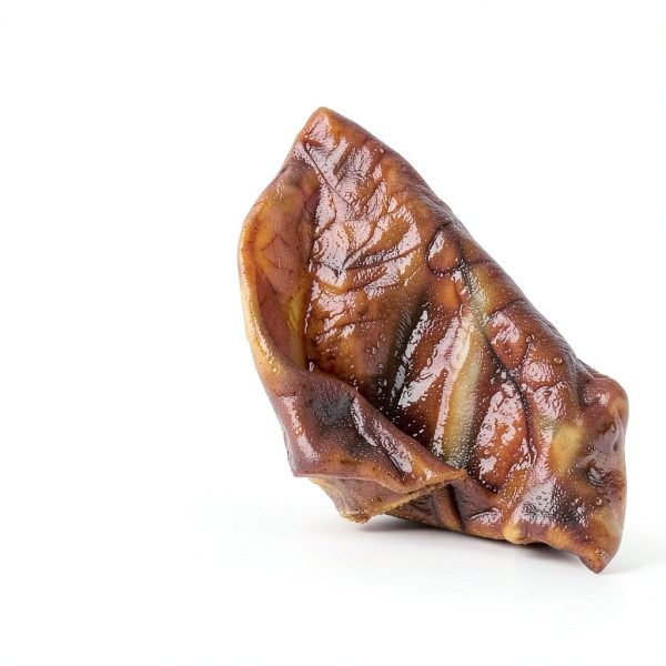 Natural Whole Pig Ear Dog Treat - 12 Pack by Woofy Bites-2