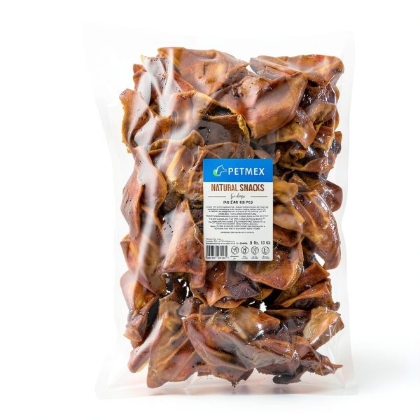Healthy Whole Pig Ears PETMEX Natural Dog Treats Single Ingredient-1