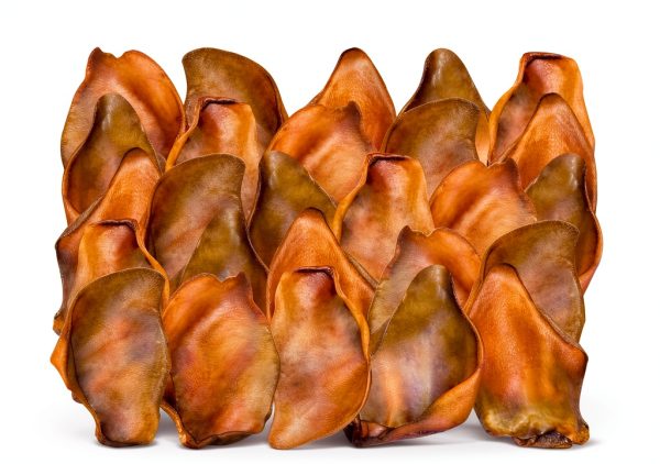 Whole Pig Ears Large French Bulldogs 26 Pack Fetcheroni Dog Chews-5