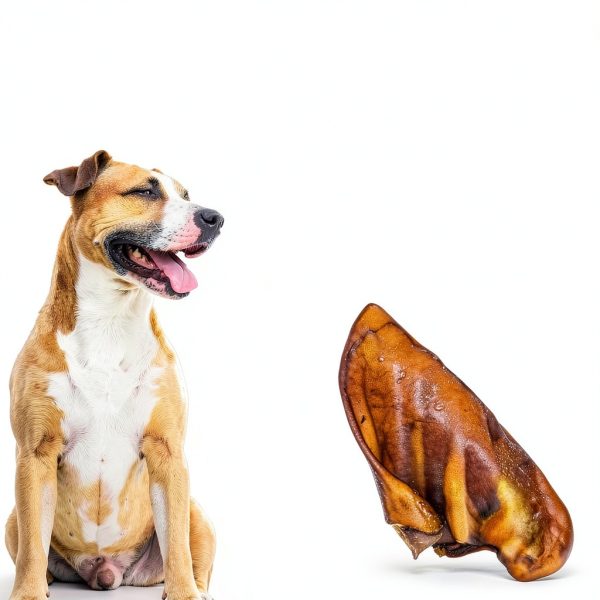 Smoked Pig Ear by Pawsitive Cravings Long Lasting Digestible Dog Treat-2