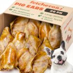 Whole Pig Ears Large French Bulldogs 26 Pack Fetcheroni Dog Chews-0
