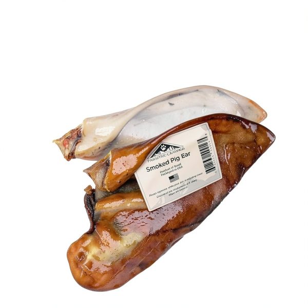 Smoked Pig Ear by Pawsitive Cravings Long Lasting Digestible Dog Treat-5