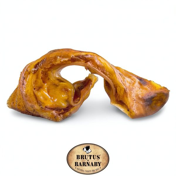 Pig Ear Slivers Thick Cut Natural Dog Treat by Brutus & Barnaby 1lb-3