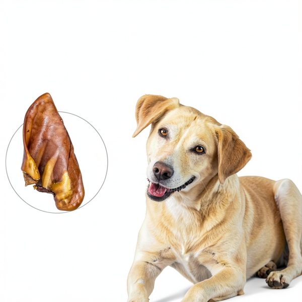 Smoked Pig Ear by Pawsitive Cravings Long Lasting Digestible Dog Treat-1