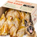 Whole Pig Ears for Large Shepherds - Fetcheroni Dog Chews 19 Pack-0
