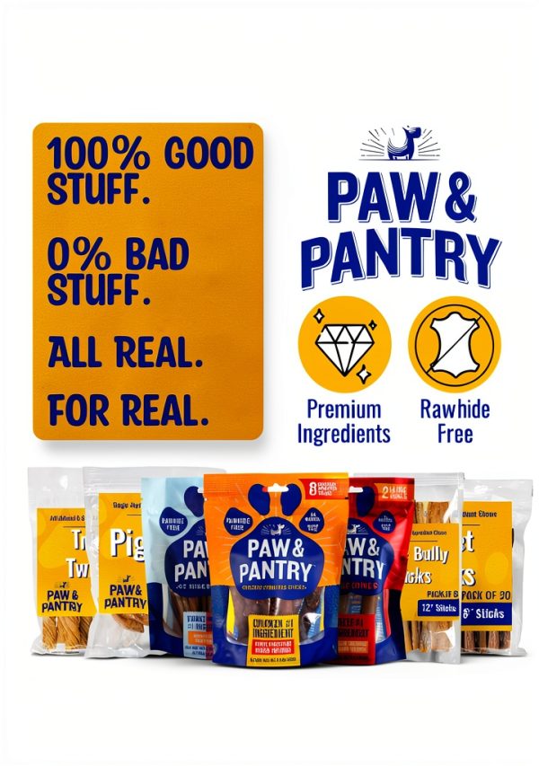 Paw & Pantry Thick Cut Whole Pig Ears for Dogs 20 Pack 5-6 Inch-6