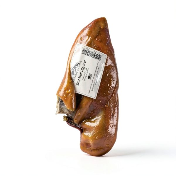 Smoked Pig Ear by Pawsitive Cravings Long Lasting Digestible Dog Treat-4