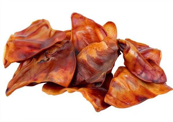 EcoKind Healthy Pig Ears 10 Ears High Protein Rawhide Free Chews-1