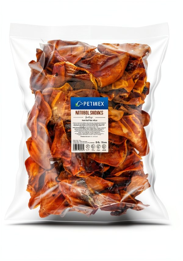 Healthy Whole Pig Ears PETMEX Natural Dog Treats Single Ingredient-0