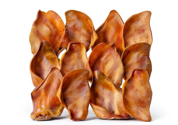 Whole Pig Ears Large 12 Pack Fetcheroni Dog Chews All Natural-5