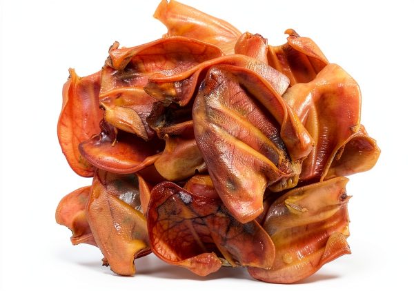 BULLYSTICKS & MORE Large Pig Ears for Dogs 16 Count Dehydrated Pork-1