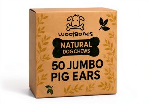All Natural Jumbo Whole Pig Ears for Dogs Pets Plus Natural 50 Pack-0