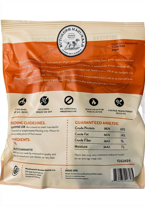 Butcher's Naturals Dog Treat Pig Ear Smoked 35.27oz Natural No Fillers-1